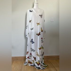 JOHNNY WAS MARIPOSA LONG KAFTAN SWIMWEAR - CSW9821-M **278.00** NWOT